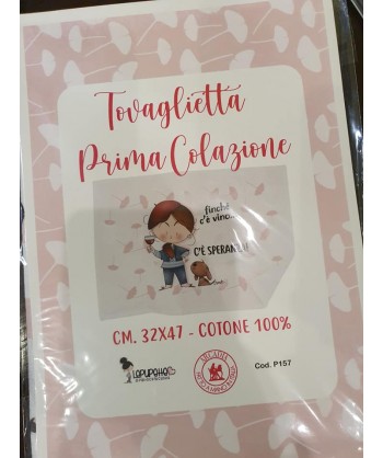 Tovagliette prima colazione "Le pupette"