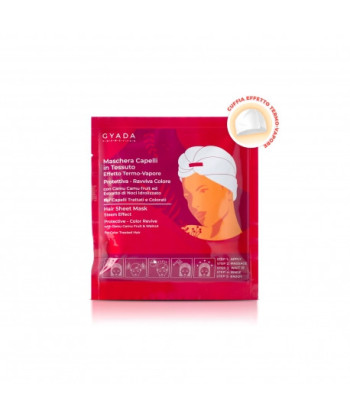 Maschera in tessuto - capelli colorati e trattati