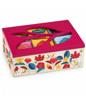 Cofanetto Tisana Collection in legno - 6 scomparti